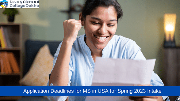 Application Deadlines for MS in USA for Spring 2023 Intake