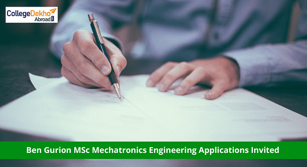 Applications Invited for MSc Mechatronics Engineering at Ben Gurion University