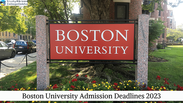 Boston University 2023 Application Deadlines Out for International Students - Check Eligibility, How to Apply