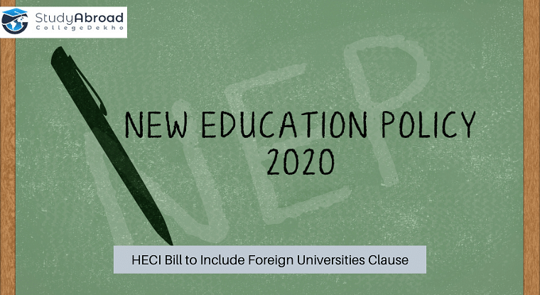 HECI Bill with Clause to Setup Foreign Universities in India