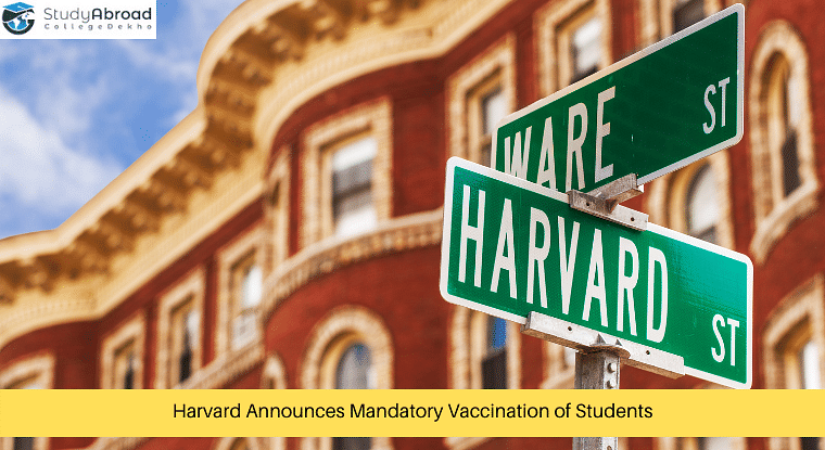 Harvard University to Offer COVID Vaccination Jabs to International Students on Arrival