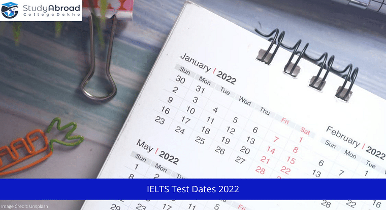 IELTS Test Dates 2022