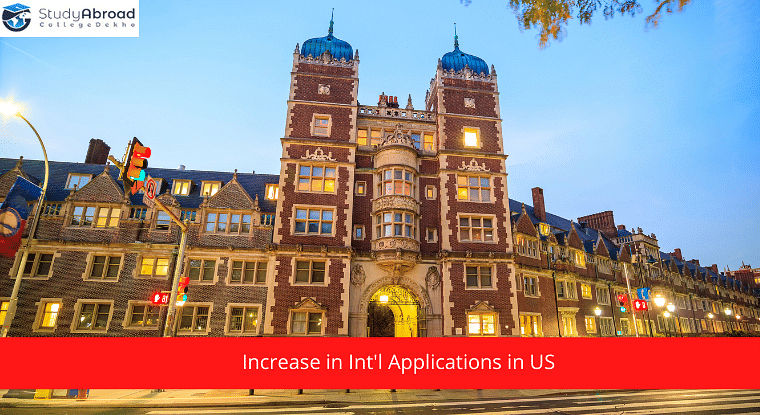 US Institutions Saw Increase in International Applications