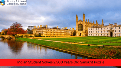 Indian Student Solves 2,500 Years Old Sanskrit Puzzle
