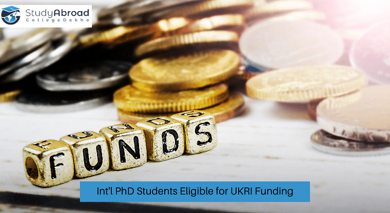 International Students Eligible for UKRI-funded Postgraduate Studentships