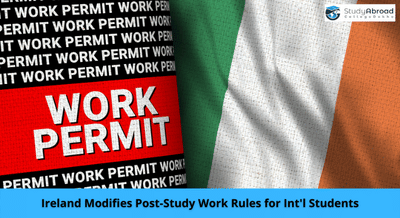 Post-Study Work Rules in Ireland Modified Temporarily