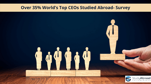 Over 35% of the World’s Top CEOs Studied Abroad - Survey