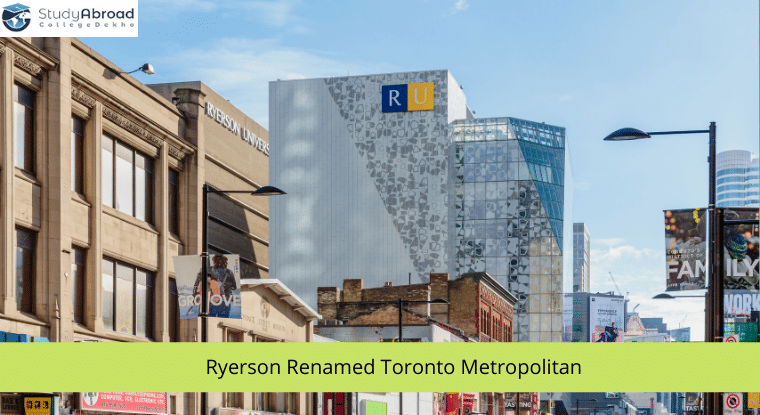 Ryerson renamed Toronto Metropolitan