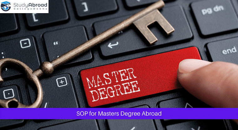 SOP for Masters Degree Abroad