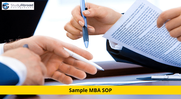 Sample SOP for MBA Abroad with Example