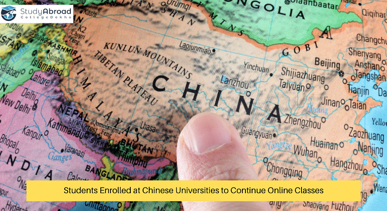 Indian Students Enrolled in Chinese Universities Advised to Continue Online Classes