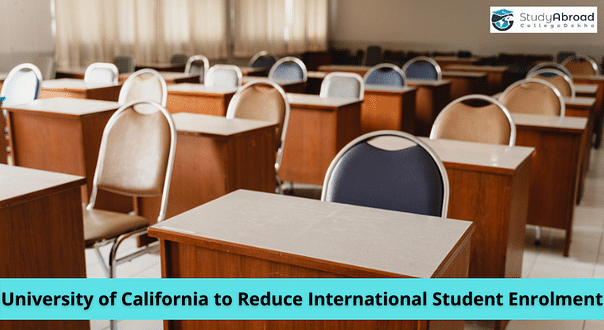 Will University of California Reduce the International Student Intake?