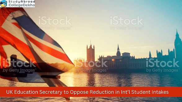 UK Education Secretary Against Reduction of Int’l Student Enrolment