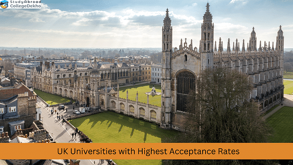 Universities in UK With Highest Acceptance Rates for Int'l Students