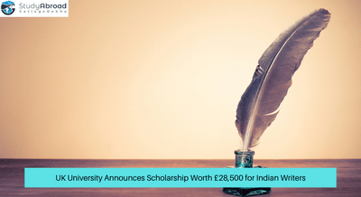 Sonny Mehta India Scholarship for Creative Writing MA programme