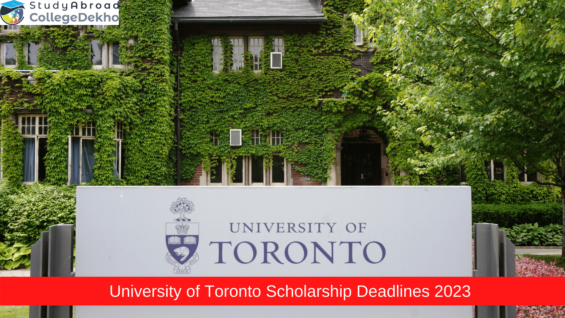 University of Toronto Scholarship Deadline 2023