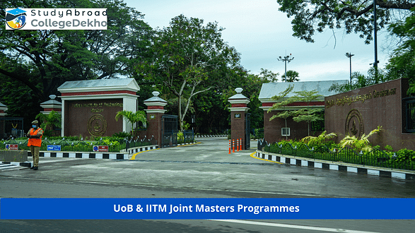 University of Birmingham UK & IIT Madras Announce Joint Masters Programmes for Indian Students