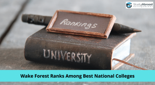 US News Ranks Wake Forest University Among Top 30 in National Universities' Category